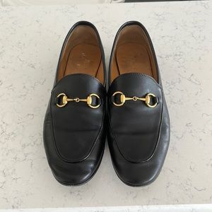 Gucci Jordaan Leather Loafer (Black)
